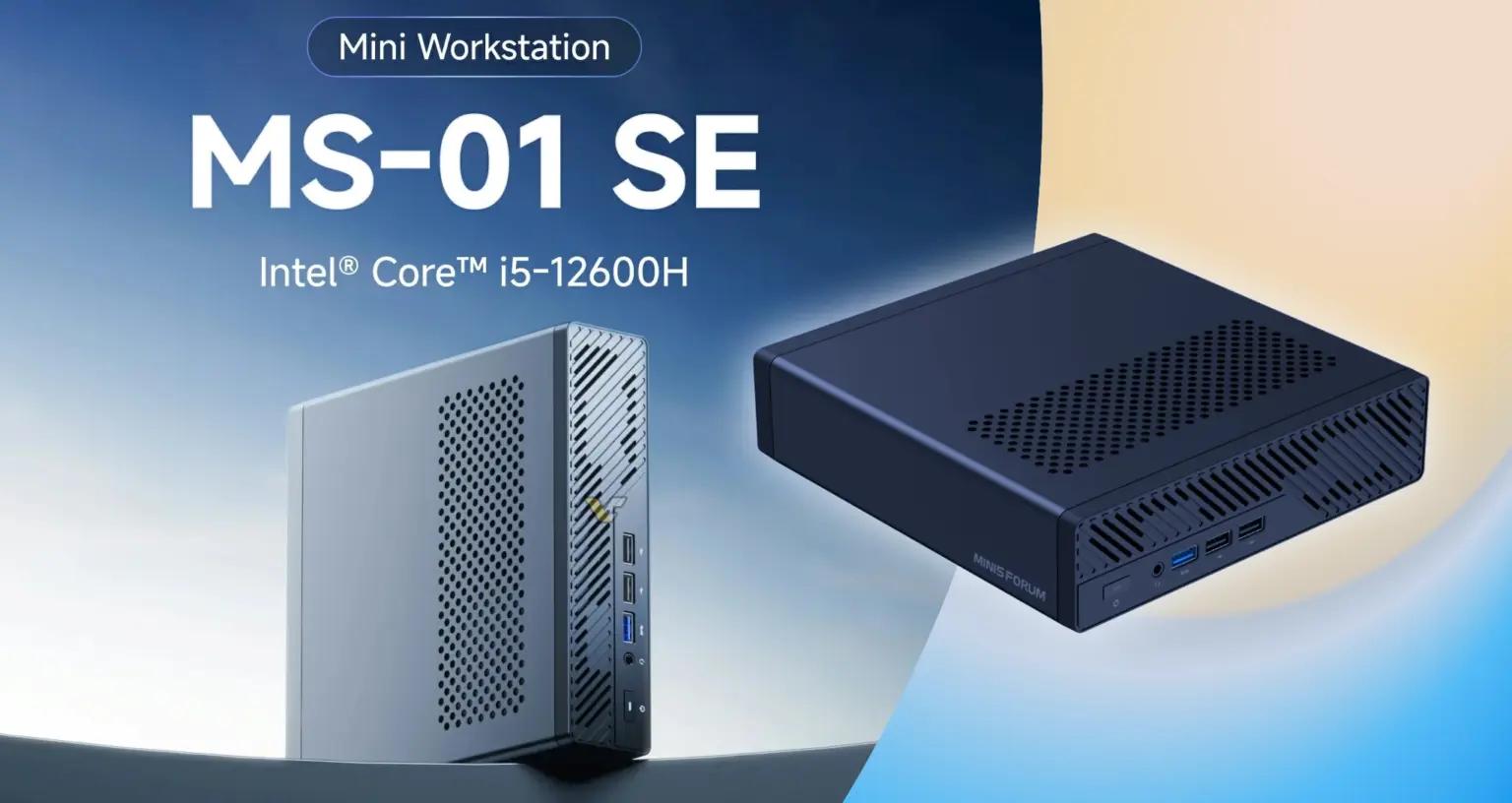 Minisforum MS-01 SE: компактный мини‑ПК с 12‑ядерным i5‑12600H за $375