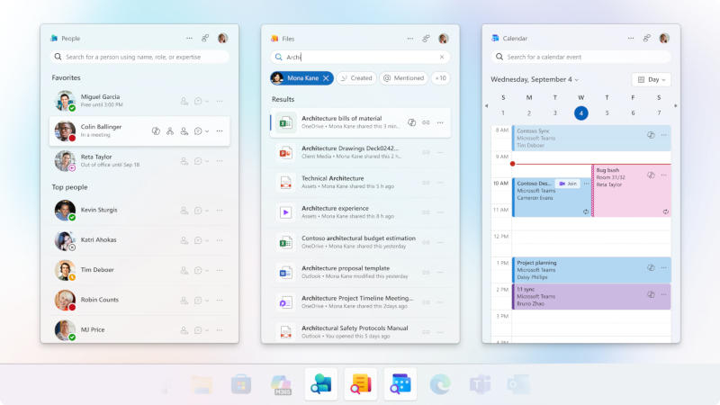 Microsoft планирует избавиться от трёх предустановленных мини‑приложений в Windows 11 с пакетом 365
